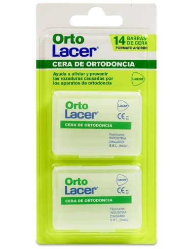 Lacer Ortolacer Cera De Ortodoncia 2X7 Barras