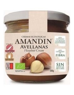 Crema De Avellanas 330Gr. Bio - Amandin