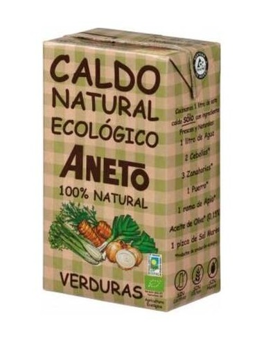 Caldo Verduras Bio 1L Aneto
