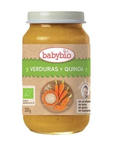 Babybio Tarrito Ecológico De Verduras Y Quinoa 200G