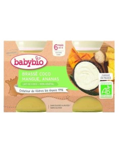 Babybio Brasse Coco Mangue Ananas 2X130G