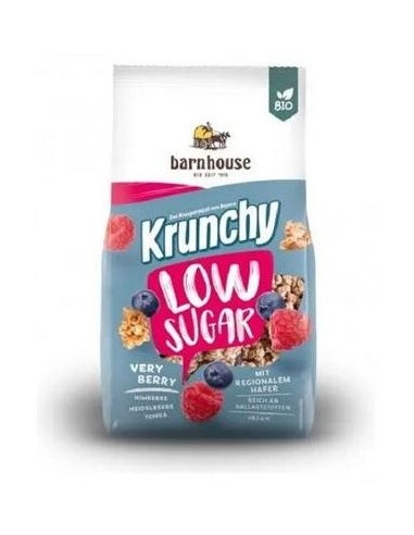 Barnhouse Muesli Krunchy Baja Azucar Frutos Rojos 375G