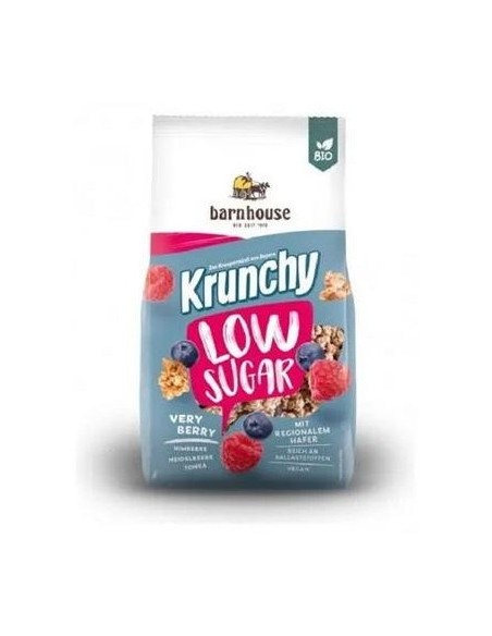 Barnhouse Muesli Krunchy Baja Azucar Frutos Rojos 375G