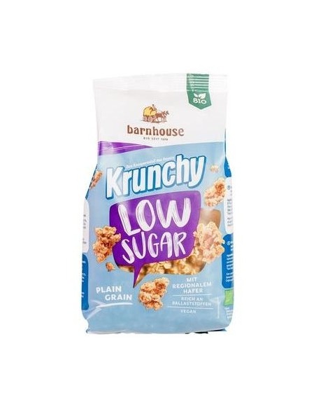 Barnhouse Muesli Krunchy Low Sugar Plain Grain 375G