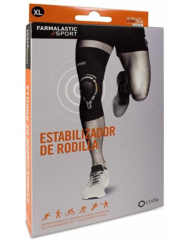 Farmalastic Sport Estabilizador De Rodilla Talla Xl, 1 Ud