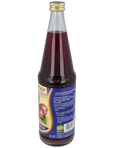 Zumo De Arandanos Rojos Antioxidante 700Ml. Eco