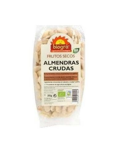 Bioga Almendra Cruda Pelada Eco 200G