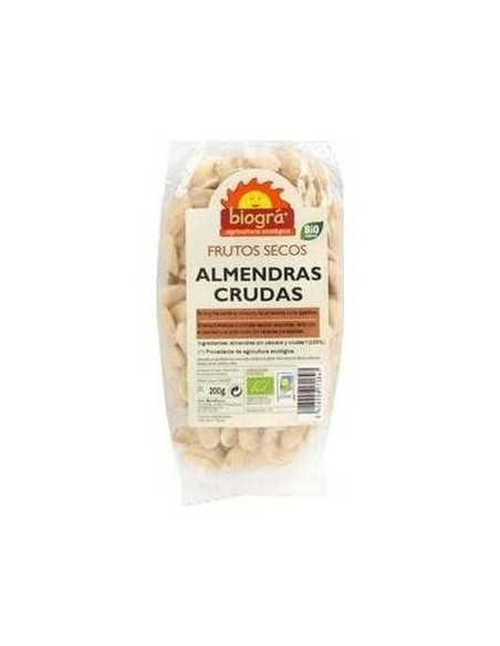 Bioga Almendra Cruda Pelada Eco 200G