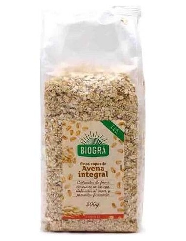 Copos De Avena Finos Integrales 500Gr. Bio