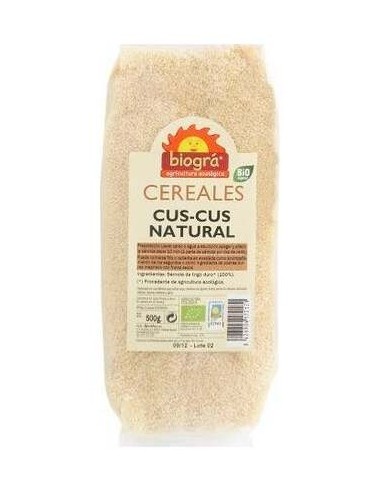 Biogra Cous Cous Trigo Blanco Natural 500G