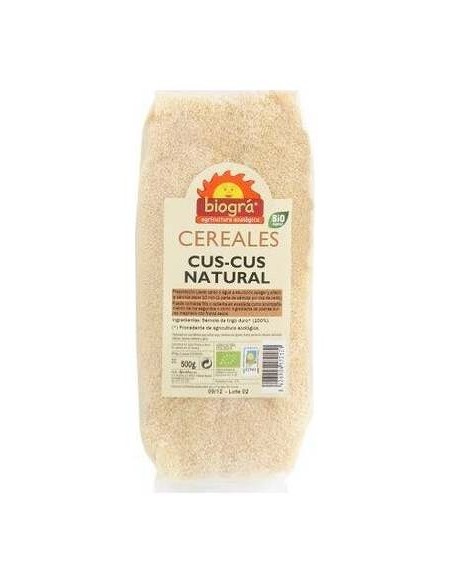 Biogra Cous Cous Trigo Blanco Natural 500G