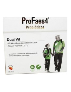 Profaes4 Probióticos Dual Vit 30 Sticks