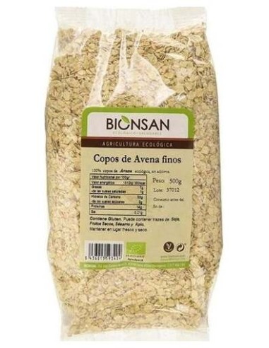 Copos De Avena Finos Ecologicos Bionsan 500G
