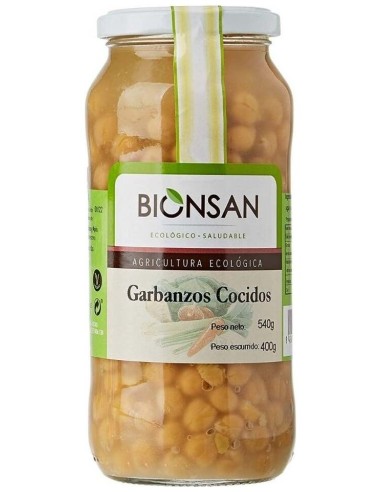 Bionsan Garbanzos Cocidos Eco 400G