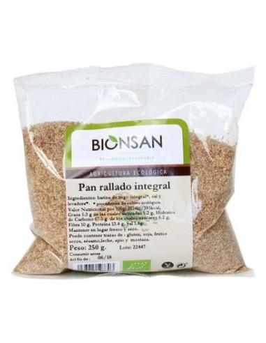 Bionsan Pan Rallado Integral 250G