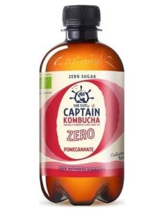 Captain Kombucha Zero Pomegranate Bio 400Ml