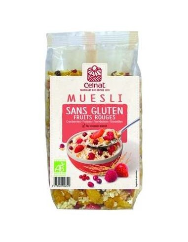 Celnat Muesli De Frutos Rojos Sin Gluten Bio 375G