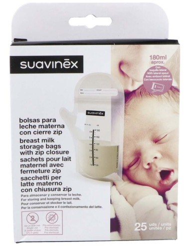 Suavinex® Bolsas Almacenaje Leche Materna 25Uds