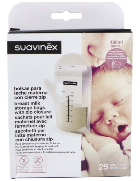 Suavinex® Bolsas Almacenaje Leche Materna 25Uds