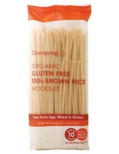 Clearspring Fideos De Arroz Integral Bio 200G