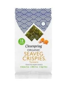 Clearspring Snack Alga Nori Cúrcuma Bio 4G