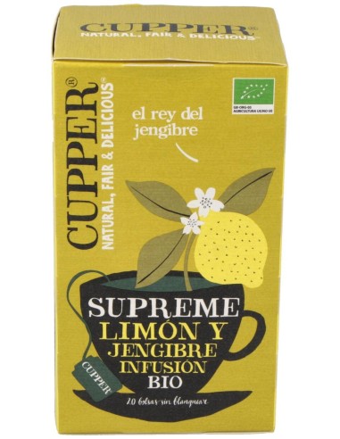 Limon Y Jengibre Infusion 20 Bolsitas.Bio