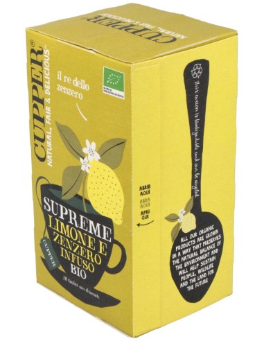 Limon Y Jengibre Infusion 20 Bolsitas.Bio