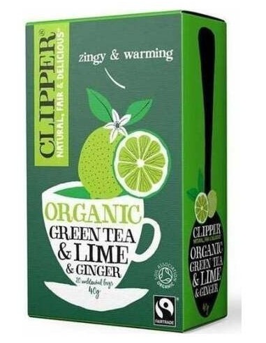 Te Verde Con Lima Jengibre Infusion 20Bolsitas Bio
