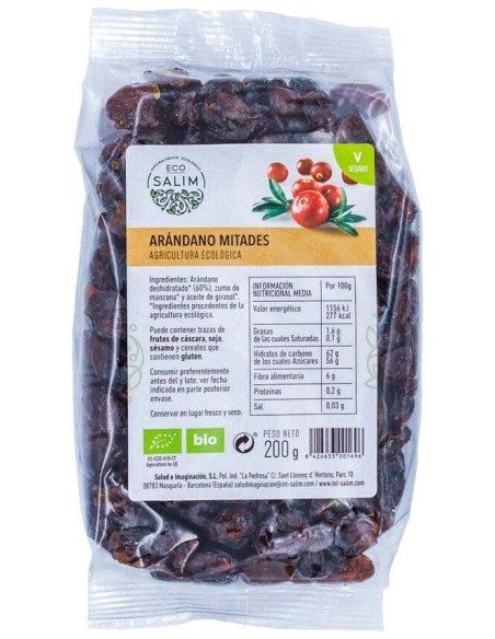 Eco-Salim Arandanos Rojos Deshidratado Bio 200G