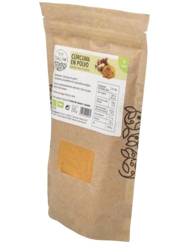 Curcuma En Polvo 200Gr. Bio Vegan