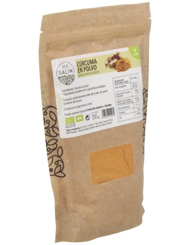 Curcuma En Polvo 200Gr. Bio Vegan