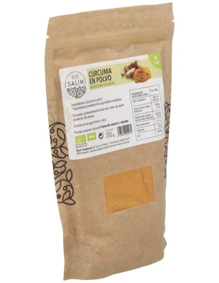Curcuma En Polvo 200Gr. Bio Vegan