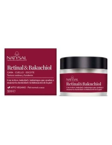 Natysal Retinal Bakuchinol Cara Cuello Escote Crema 50Ml
