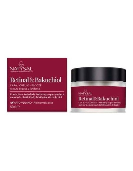 Natysal Retinal Bakuchinol Cara Cuello Escote Crema 50Ml