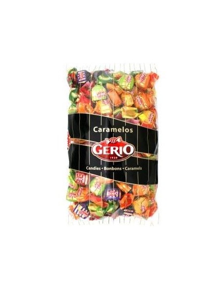 Gerio Caramelo Relleno Frutas 8 Sabores 1Kg