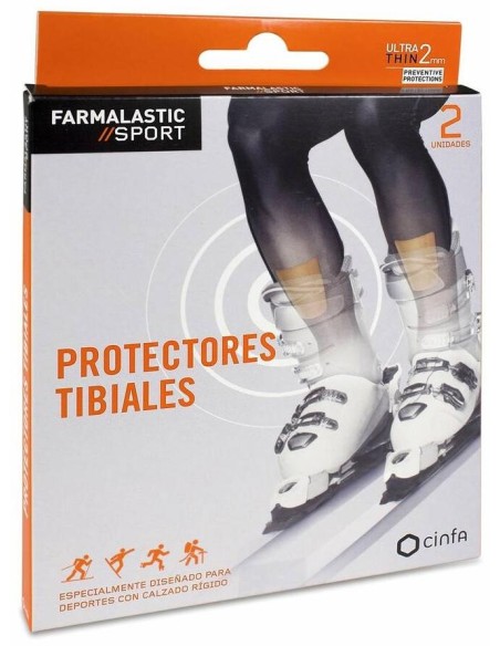Farmalastic Sport Apósito Protector Tibiales 2Uds