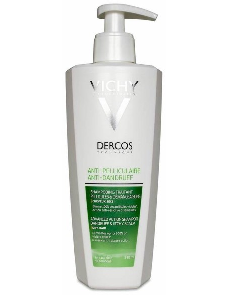Vichy Dercos Technique Anticaspa Ds Champú Cabello Seco 390Ml