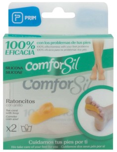 Comforsil Ratoncitos Silicona Anillo Dedos Derecho E Izquierdo T-S 2Uds 2