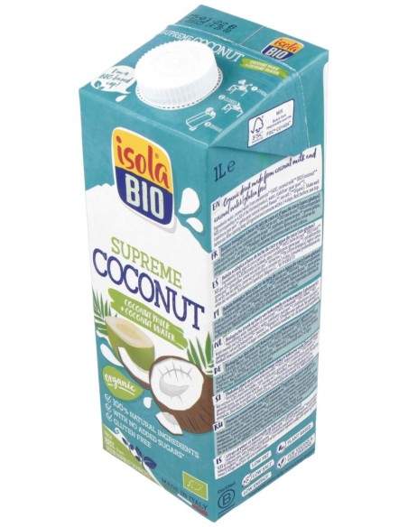 Isola Bio Bebida Veg Coco Suprem S/A S/G 1000Ml