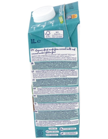 Isola Bio Bebida Veg Coco Suprem S/A S/G 1000Ml