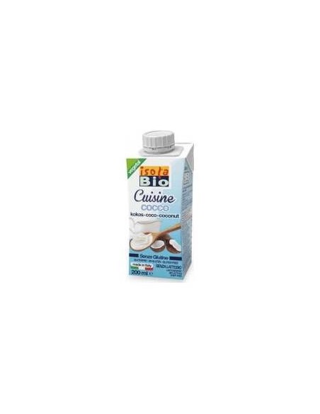 Isola Bio Crema Leche Coco Para Cocinar Bio 200Ml