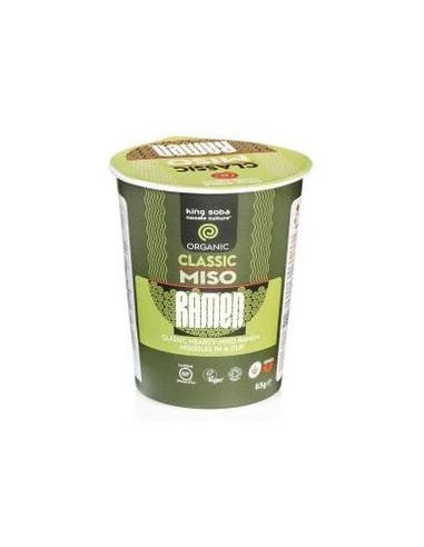 King Soba Vaso Ramen Miso Classic Sin Gluten 85G