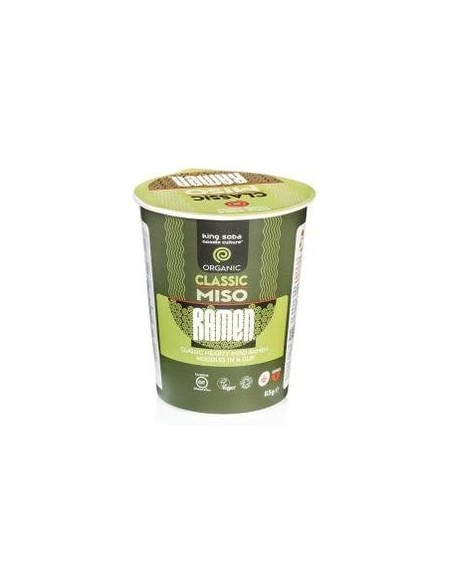 King Soba Vaso Ramen Miso Classic Sin Gluten 85G
