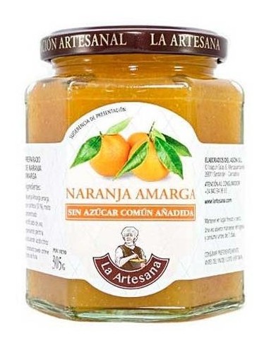 La Artesana Mermelada Naranja Amarga Con Azúcar 315G