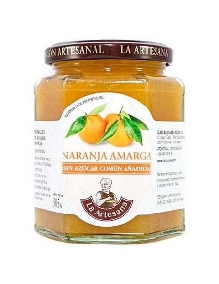 La Artesana Mermelada Naranja Amarga Con Azúcar 315G