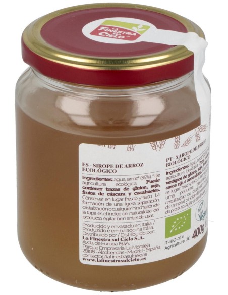 Finestra Sul Cielo Sirope Arroz 400G