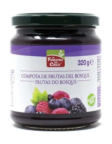 La Finestra Sul Cielo Mermelada Frutas Bosque Sin Azúcar Bio 320 G