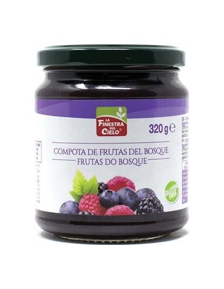 La Finestra Sul Cielo Mermelada Frutas Bosque Sin Azúcar Bio 320 G