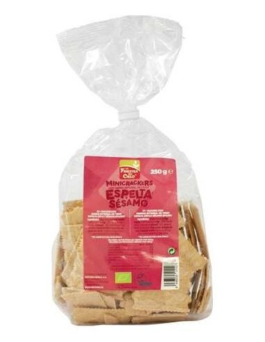 La Finestra Sul Cielo Mini Crackers Trigo Espelta Sésamo 250G