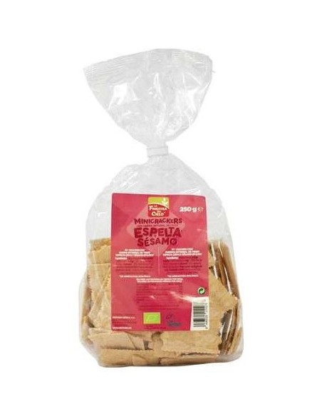 La Finestra Sul Cielo Mini Crackers Trigo Espelta Sésamo 250G